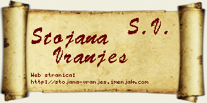 Stojana Vranješ vizit kartica